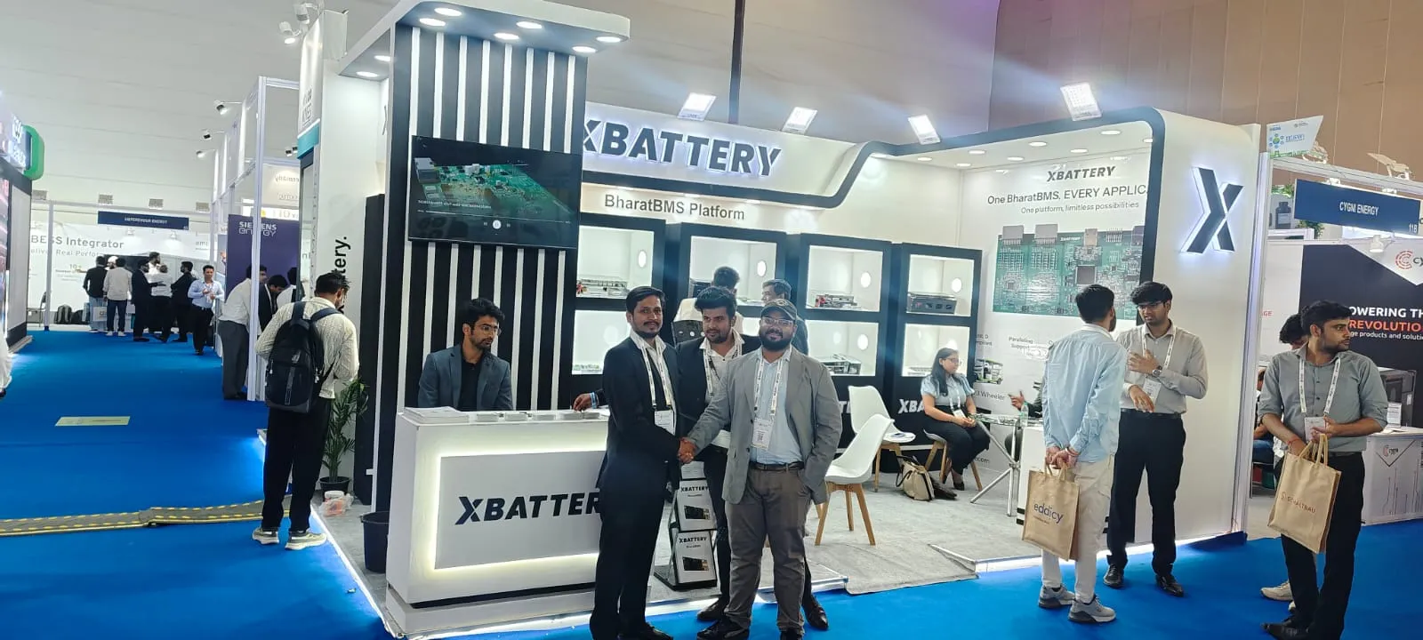 XBATTERY exhibition stall at IESW 2026